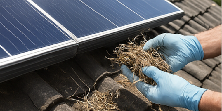 professional solar panel pigeon proofing installations Wakefield