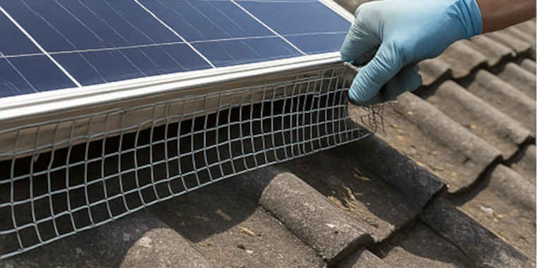 Walsall professional solar panel bird installations
