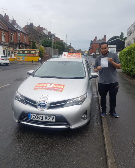 Pudsey driving lessons another driving test passed